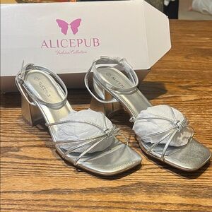 Silver Women's Sandals